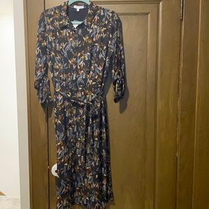 DR2 by Daniel Rainn Floral Shirt Dress